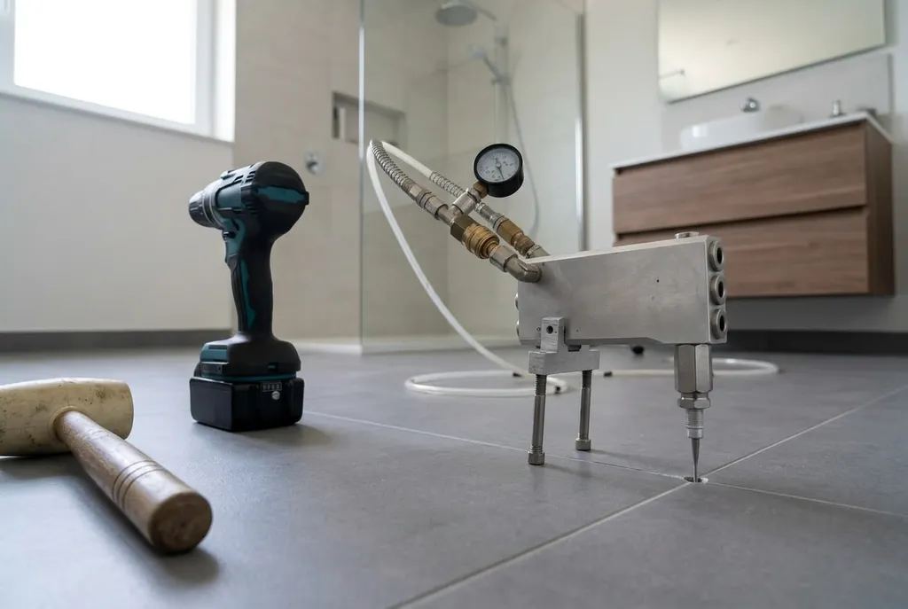 Kitbedrijf Dieren – holle tegels injecteren